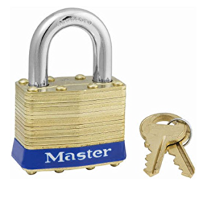 MasterLock Laminated Brass Padlock Short Shackle