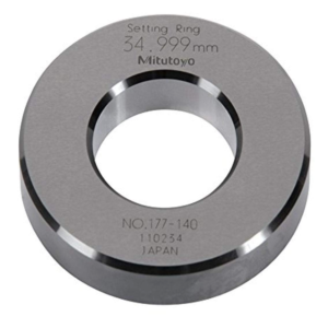 Mitutoyo Setting Ring, Series 177 (for inside micrometers, holtest & dial bore gages)
