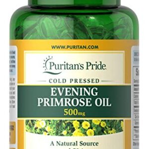 Puritan’s Pride Evening Primrose Oil 500mg 100 Softgel