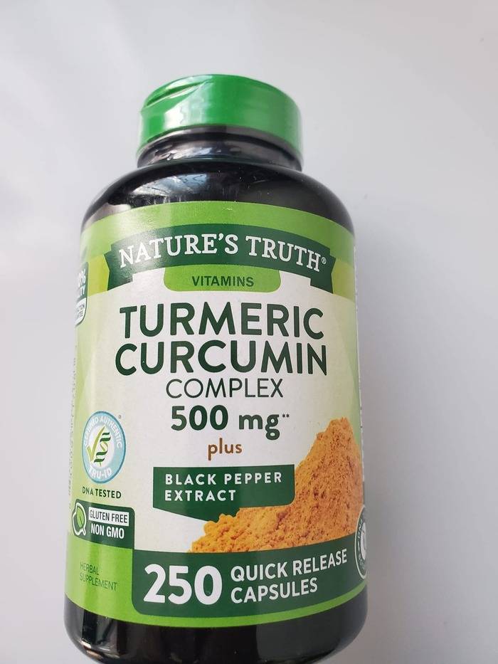 NATURE’S TRUTH TURMERIC CURCUMIN 500MG PLUS BLACK PEPER EXTRACT*250CAPS