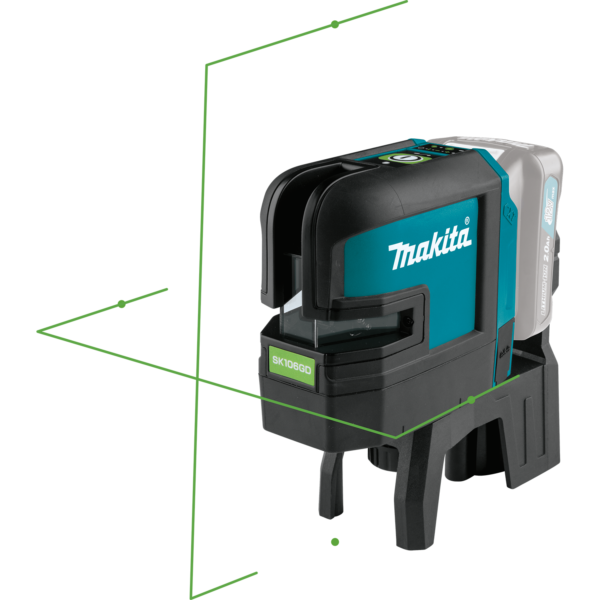 Makita SK106GDZ Cordless Cross Line Laser Level (Green) 12V CXT [Bare]