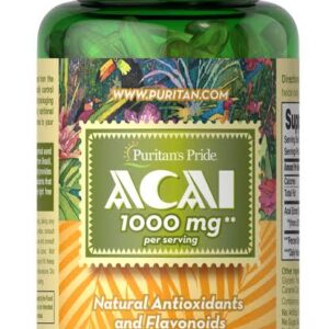 Puritan?s Pride Acai 1000mg 60 Softgel