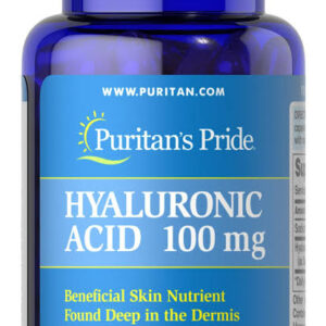 Puritan?s Pride Hyaluronic Acid 100mg  60 Capsule