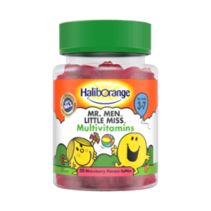 HalibOrange Mr. Men Little Miss Multivitamins 30 Strawberry Flavour Softies