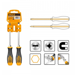 Ingco HSGT680208 2pcs Go Through Screwdriver Set