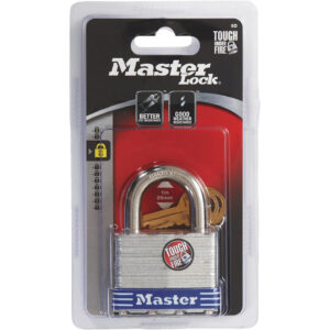 MasterLock Laminated Steel Padlock Short Shackle
