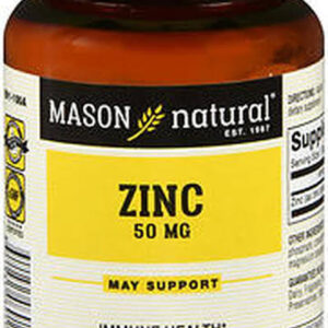 Mason Natural Zinc 50 mg 100 Tablets