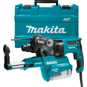 Makita HR2651 3-Modes Rotary Hammer with Dust Extraction System 26mm 2.4J
