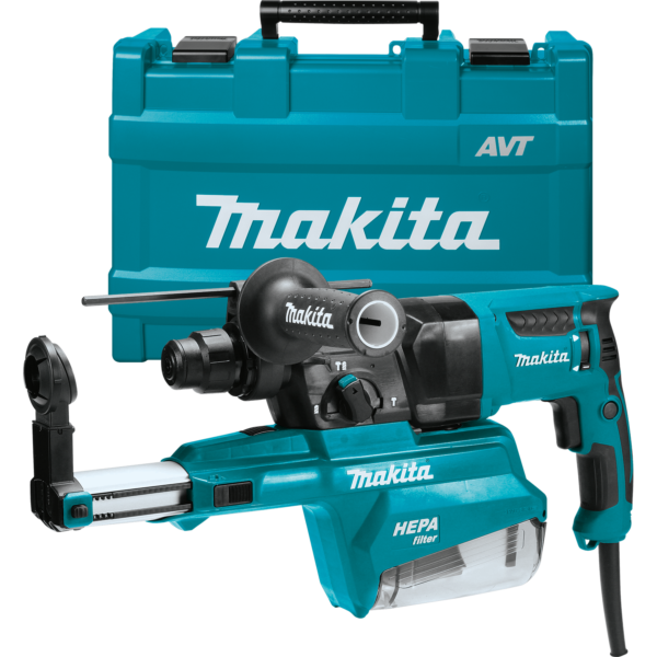 Makita HR2651 3-Modes Rotary Hammer with Dust Extraction System 26mm 2.4J