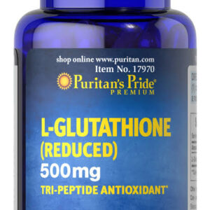 Puritan?s Pride L - Glutathione (Reduced) 500mg 30 Capsules