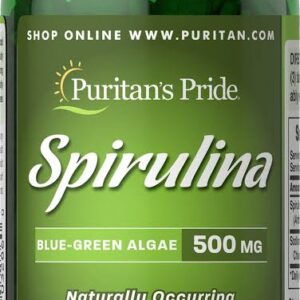 Puritan’s Pride Spirulina 500mg 100 Tablet
