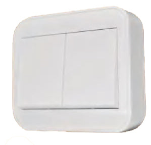Omni WSS-202-PK Surface Type Switch 2-Gang 10A