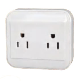 Omni WSO-202-PK Suface Type Outlet 2-Gang 10A