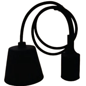 Omni E27-611/B Pendant Ceiling Lighting Fixture Black 4A 250V