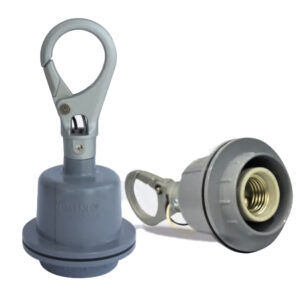 Omni E27-608H E27 Heavy Duty Lamp Holder with Hook 6A 250V