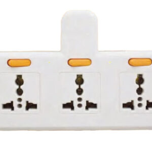 Omni WUA-032-PK Multiple Socket Extension Adapter with Individual Switch 3-Gang 10A 250V