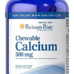 Puritan’s Pride Chewable Calcium 500mg 100 Wafers