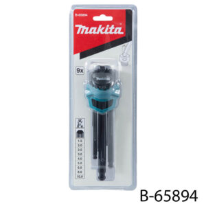 Makita B-65894 9pcs Hex Key Wrench Set - Ball End