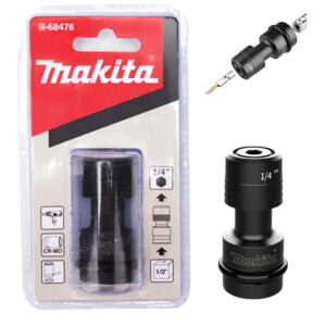 Makita B-68476 1/2" Drive Adapter to 1/4" Hex Attachment for Impact Wrench