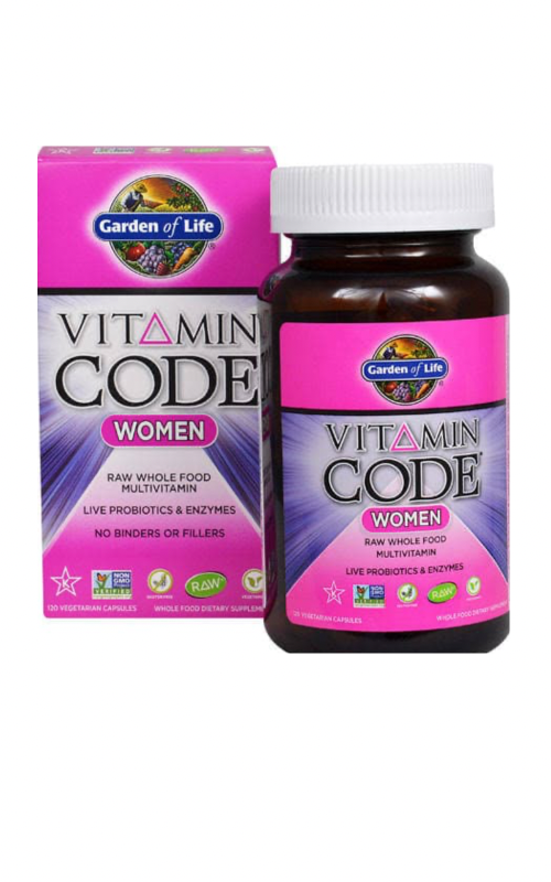  Garden Of Life, Vitamin Code Womens Multi, 120 Vegetarian  Capsules : Health & Household