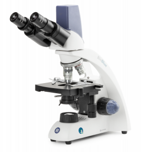 Euromex BB.4267 BioBlue Binocular 5 MP Digital Microscope SMP 4/10/S40/S100x Oil Objectives with Mechanical Stage and 1 W NeoLED Cordless Illumination - Available On Request, Prices in Dollars