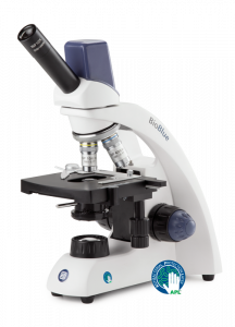Euromex BB.4205 BioBlue Monocular 5 MP Digital Microscope with SMP 4/10/S40x Objectives - Available On Request, Prices in Dollars