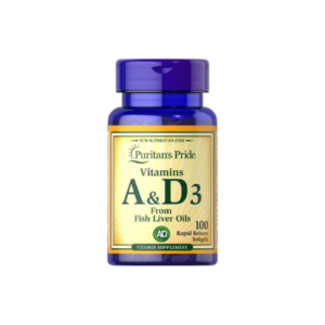 Puritan?s Pride Vitamin A & D3 100 Softgels