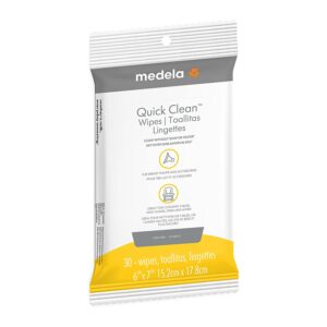 Medela Quick Clean Breast Pump and Accessory Wipes, 24 Count