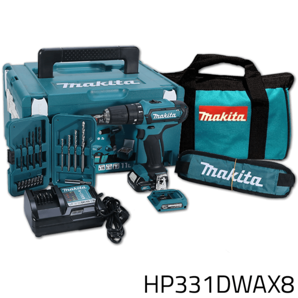 Makita HP331DWAX8 12V Cordless Hammer Drill (CXT-Series)