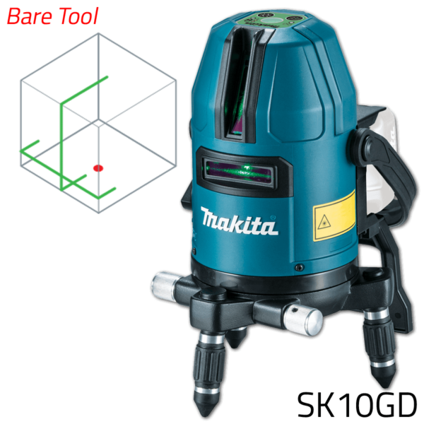 Makita SK10GD 12V Cordless Line Laser Level CXT (Green Laser) [Bare]