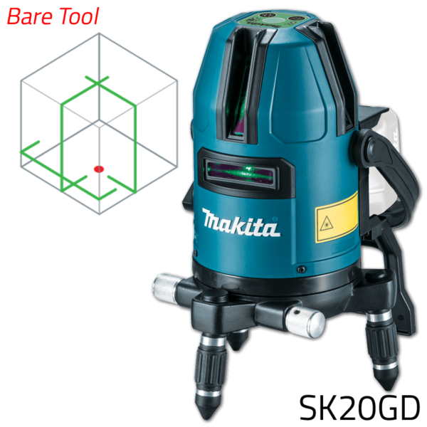 Makita SK20GD 12V Cordless Line Laser Level CXT (Green Laser) [Bare]
