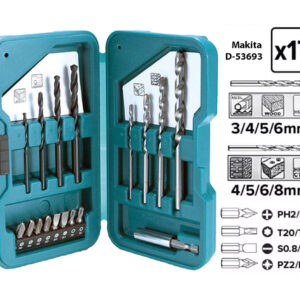 Makita D-53693 ? 17pc. Multi Bit/Drill Bit Combination Set