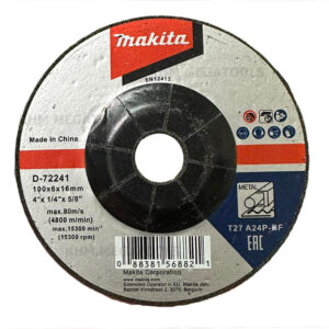 Makita D-72241 Grinding Disc 4" T27 A24-BF Metal