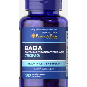Puritan's Pride GABA  750 mg 90 Capsules