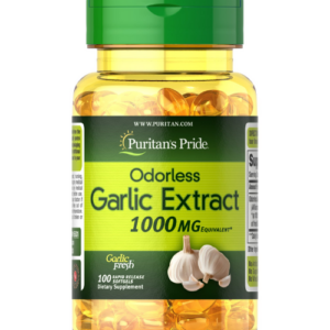 Puritan's Pride Odourless Garlic Extract 1000mg  100 Softgels