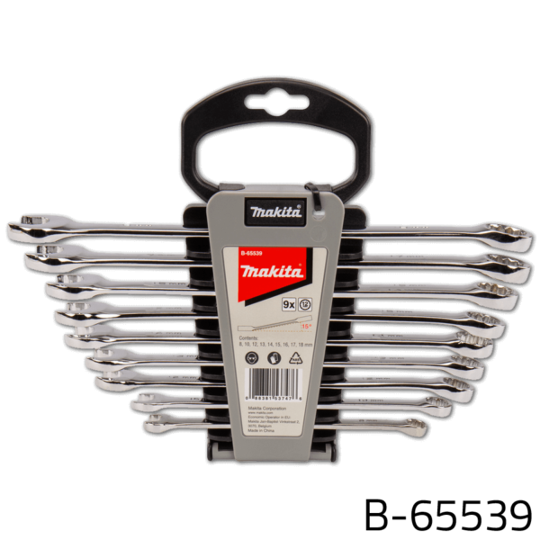 Makita B-65539 9pcs Combination Wrench Set