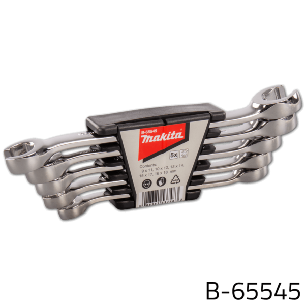Makita B-65545 5pcs Flare Nut Wrench Set
