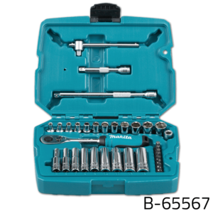 Makita B-65567 1/4" Dr. 34pcs Ratchet & Socket Wrench Set