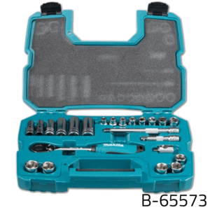 Makita B-65573 23pcs. 3/8? Dr. Rachet & Socket Wrench Set