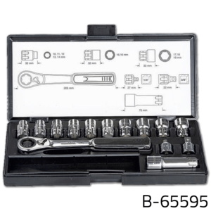 Makita B-65595 14pcs Pass-Thru Socket Wrench Set