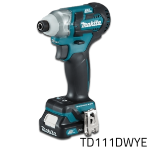 Makita TD111DWYE 12V Cordless Impact Driver 135Nm CXT [Bare]