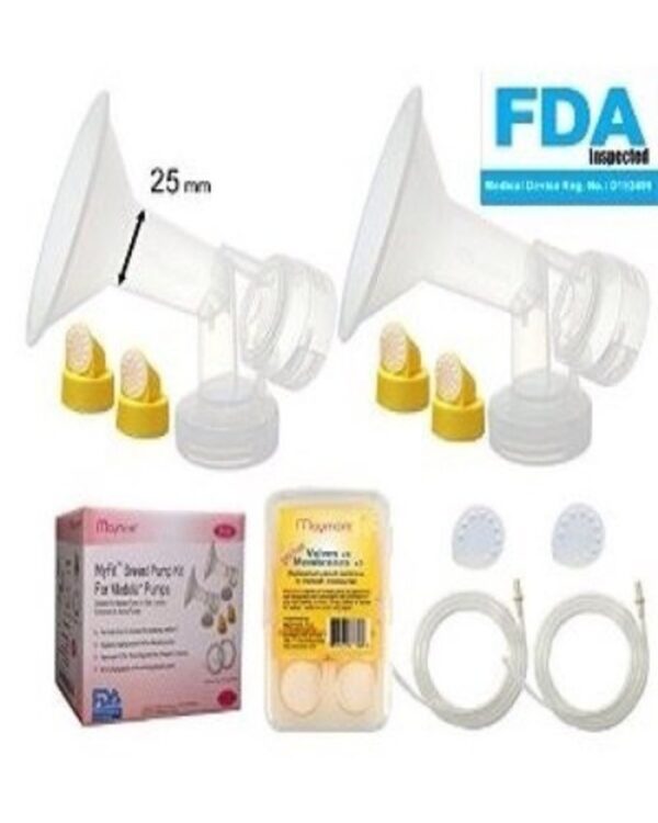 Maymom Pump Kit for Medela Pump in Style Pumps; w/ Breastshields (25 mm)
