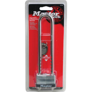 MasterLock 517D Adjustable Long Shackle Warded Padlock / Bicycle Lock