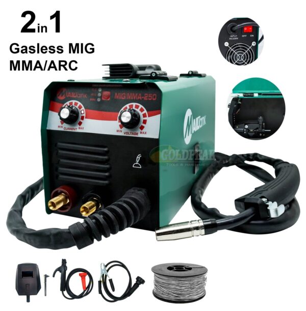 Mailtank SH-197 2in1 Gasless MIG/MMA 250 DC Inverter Welding Machine