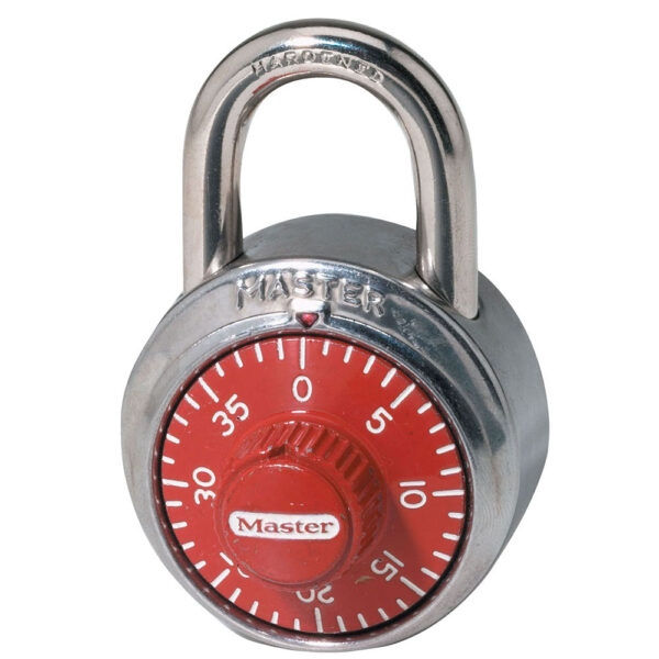MasterLock 1504D Combination Padlock (Red)