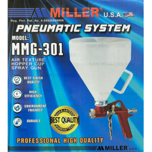 Miller MMG-301 Mortar Gun / Air Texture Hopee Cup Spray Gun (Gravity) [Plastic]