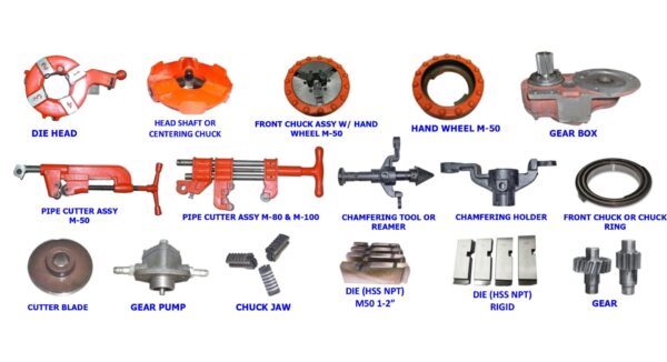 Meiho Electric Pipe Threader Spare Part