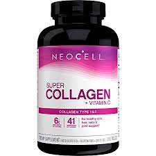 NeoCell Super Collagen + C – 6,000mg Collagen Types 1 & 3 Plus Vitamin C – 120 Tablets