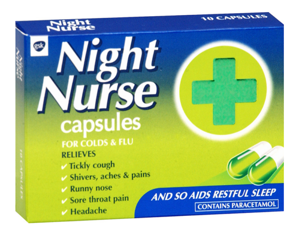 Night Nurse X 10 Capsules