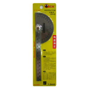 Orex PS-50001 Stainless Steel Protractor 8"